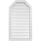 Ekena Millwork Octagonal Top Surface Mount PVC Gable Vent w/ 2"W x 2"P Brickmould Sill Frame, 22"W x 38"H GVPOT22X3803SF - alternate 1